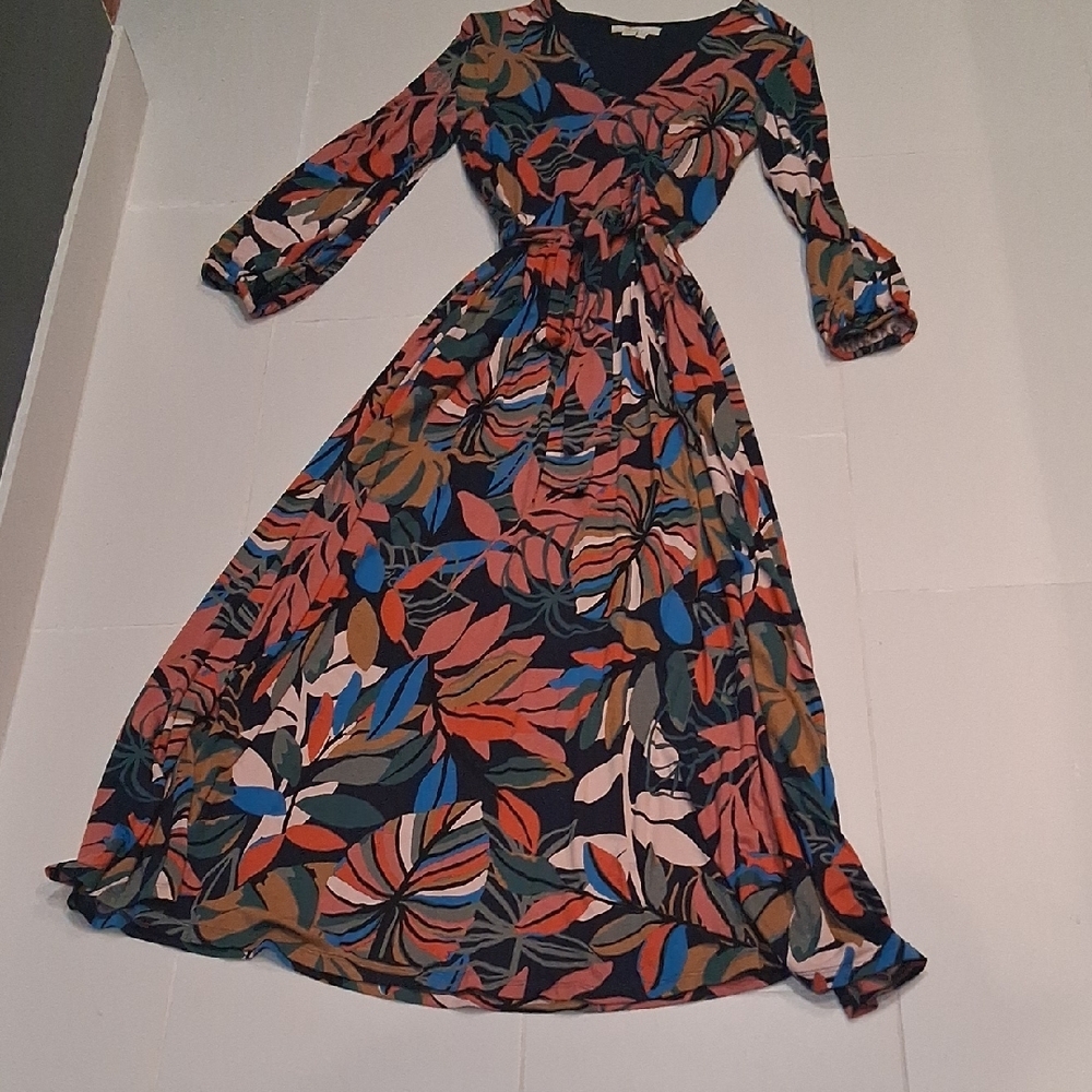 Floral Multicolor Maxi Dress